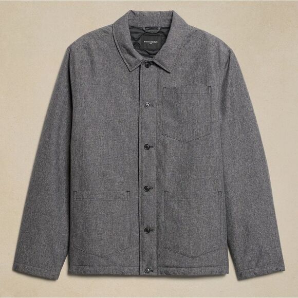 648 NWT Banana Republic Factory Tailored Jacket Size Large - Picture 1 of 7